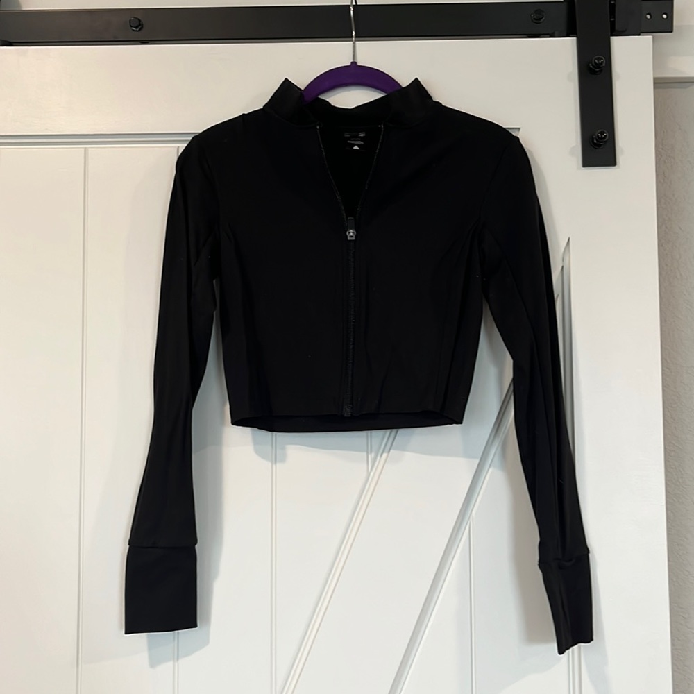 Balance Crop Zip Up